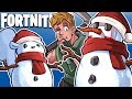 SNEAKY TACTICS AND SNOWMAN GLITCH! (Funny Moments) - Fortnite Battle Royale