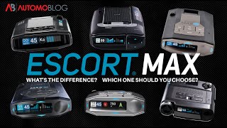 Escort Max Family: What's the Difference? Which Radar Detector Should You Choose?