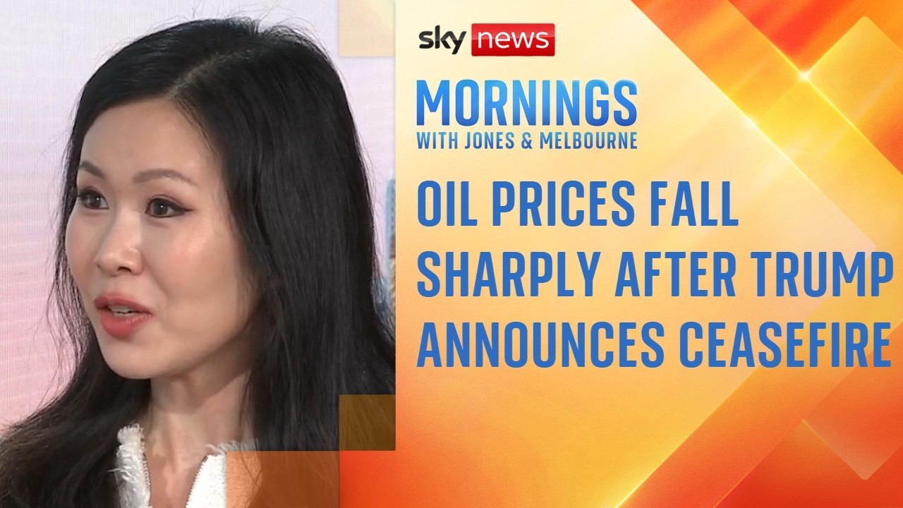 Oil prices fall sharply after Trump announces two-week Iran war ...