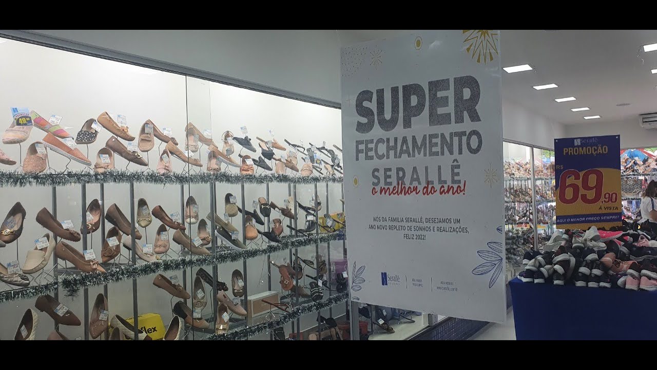 Serallê Calçados prepara promoção com 40% de desconto em toda a loja nesta  sexta