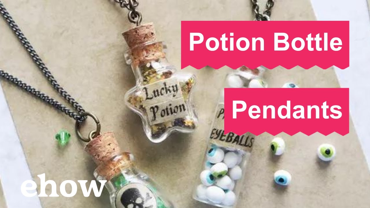 Resin Potion Bottle Pendants · How To Make A Resin Pendant · Jewelry Making  and Resin on Cut Out + Keep