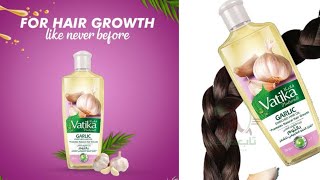 Vatika garlic Hair oil Review