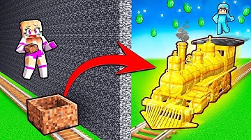 I Cheated with //RICH in Minecraft Build Challenge Battle With Crazy Fan Girl!
