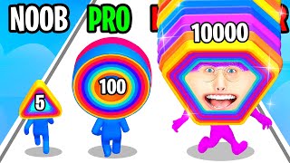 เราจะได้รับสถิติโลกใน LAYER MAN 3D ได้หรือไม่!? (ทุกระดับ! NOOB vs PRO vs HACKER)