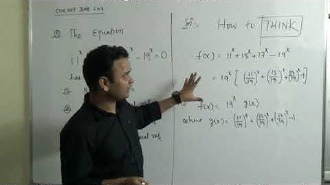 Application of Mean Value Theorem...CSIR NET / IIT  JAM / TIFR / NBHM...