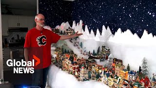 Calgary couple’s $8k Christmas village display 35 years in the making