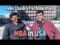 MBA in USA: Salary, Fees | Journey To 100% Scholarship