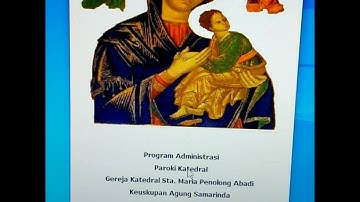 Cara mem-Back Up Database Umat Katolik (DUK