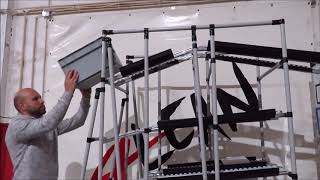 Lean Manufacturing - 4Lean - Box Double Tilt Rolls Rack - Mizusumashi