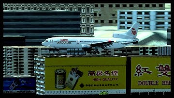L1011 IGS 13 Approach to Kai Tak