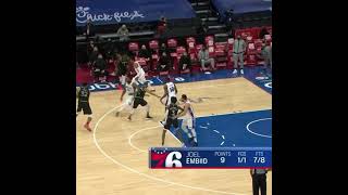 Karl Anthony Towns Posterizes Embiid