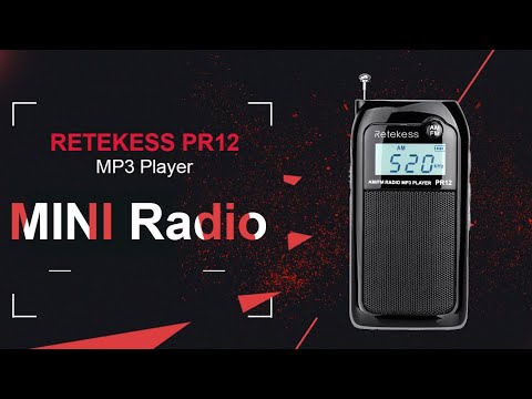 Retekess PR12 Digital Radio, Pocket Radio AM FM, Paraguay