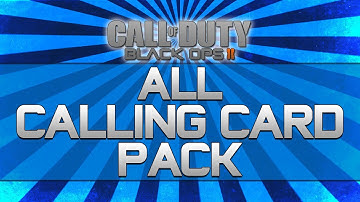 Black Ops 2 - Calling Cards Pack!! (Countries and Regions)