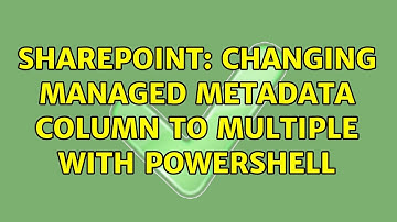 Sharepoint: Changing Managed Metadata Column to Multiple with Powershell