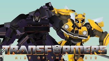 TRANFORMERS ROTB BUMBLEBEE COMEBACK FIGHT SCENE  - TRANSFORMERS ROTB ANIMATION