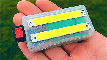How To Make Rechargeable LED Emergency Light At Home (DIY)