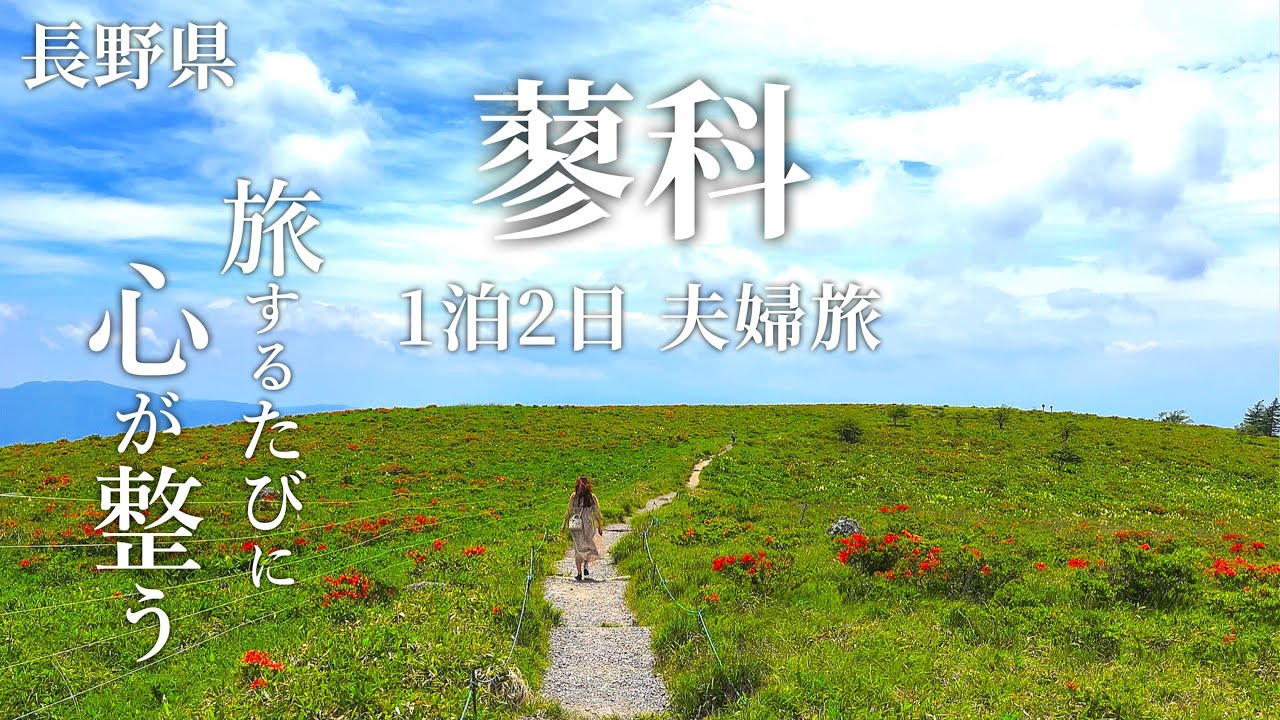 【長野県  蓼科１泊２日旅行】ころぼっくるひゅって絶景ランチ！霧ヶ峰高原・白樺湖・蓼科山・信州白樺高原・女神のテラス1830！長野の大自然に心が整う夫婦旅最終章！