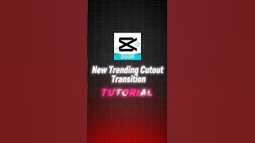 how to create trending cutout transition tutorial on Capcut