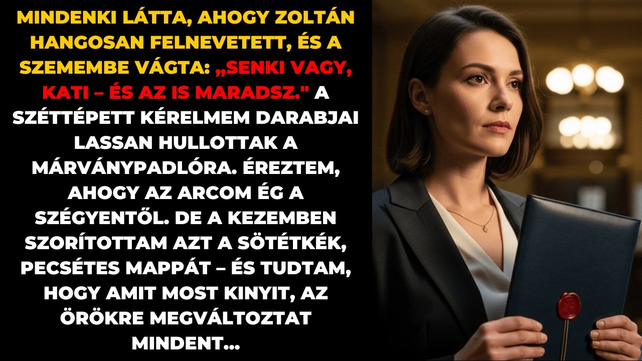 «NEKED NINCS ITT HITEL!» – nevetett a bankár. Nem sejtette, hogy a bankot reggel felvásároltam