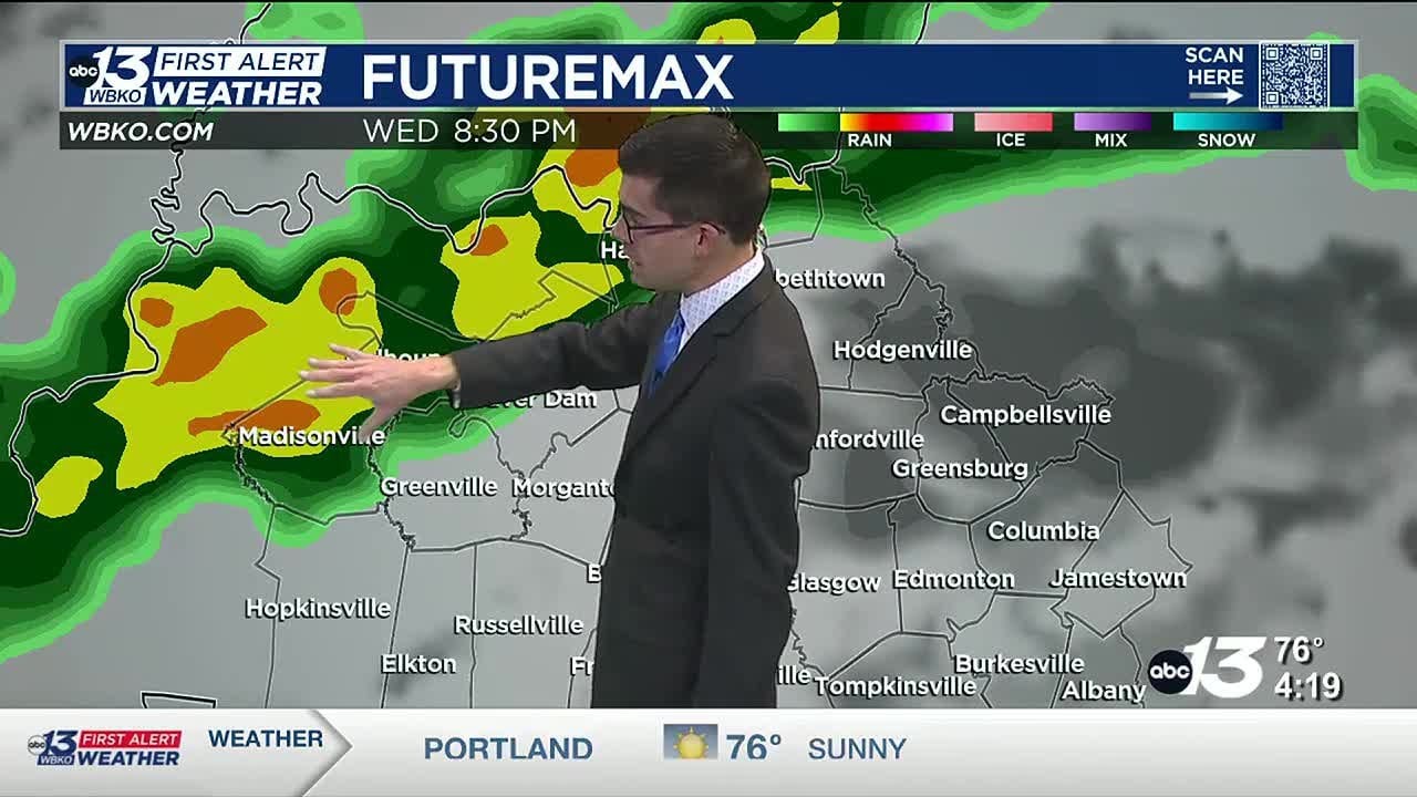 Some rain for Wednesday night - YouTube