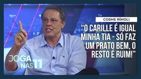 'Carille não continua no Santos no ano que vem', afirma Cosme Rímoli | Joga nas 11