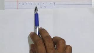 Example 2 on addition and subtraction of matrices