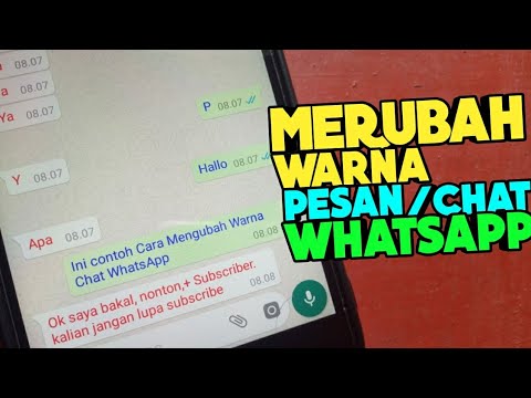 Cara mengubah warna whatsapp menjadi pink tanpa aplikasi