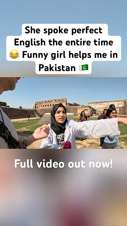Pakistan girl has perfect English 🇵🇰 #pakistan #pakistani #travel #usa #foryou #viralvideo