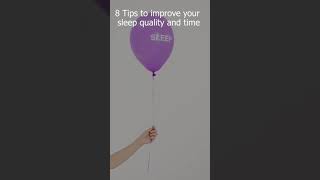 8 tips to improve your sleep quality