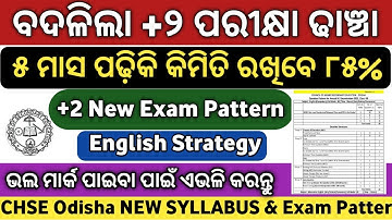 Plus Two Exam Pattern New | Plus Two Question Pattern English | Plus Two Exam Pattern 2025 | CHSE |