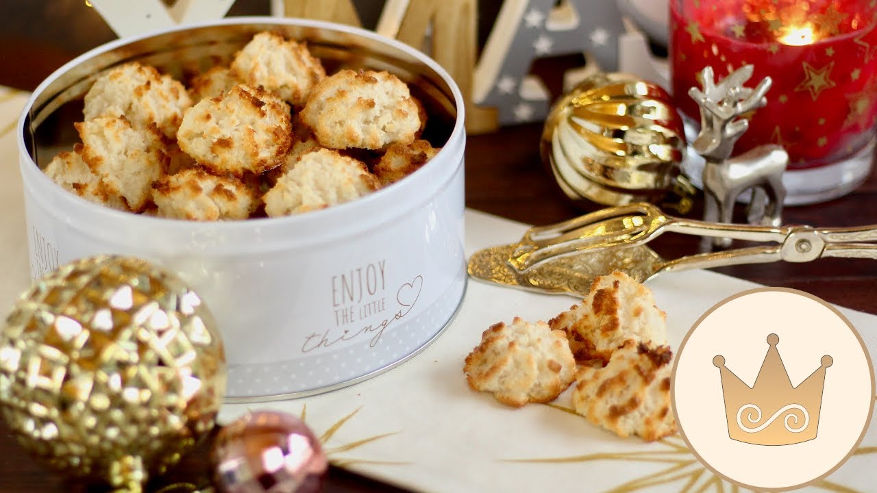 SAFTIG! 💕DIE BESTEN KOKOSMAKRONEN mit Quark einfach selber backen! 👌🏼 | Rezept von Sugarprincess