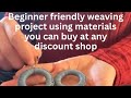 Beginner friendly Aboriginal weaving project - woven hoop earrings 
