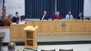 Select Board meeting March 15, 2022