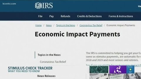 Wondering how to track your stimulus check? Watch this.