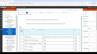 Create or update a table