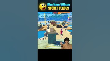 😳 free fire new secret place in rim nam Village | cs rank tips and tricks #ff #freefire #shorts