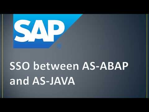 SAP SSO for AS ABAP and AS JAVA