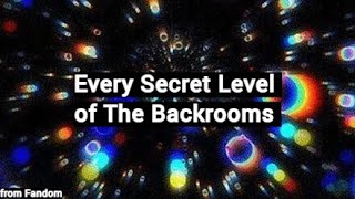 Every Secret Level of The Backrooms from Fandom