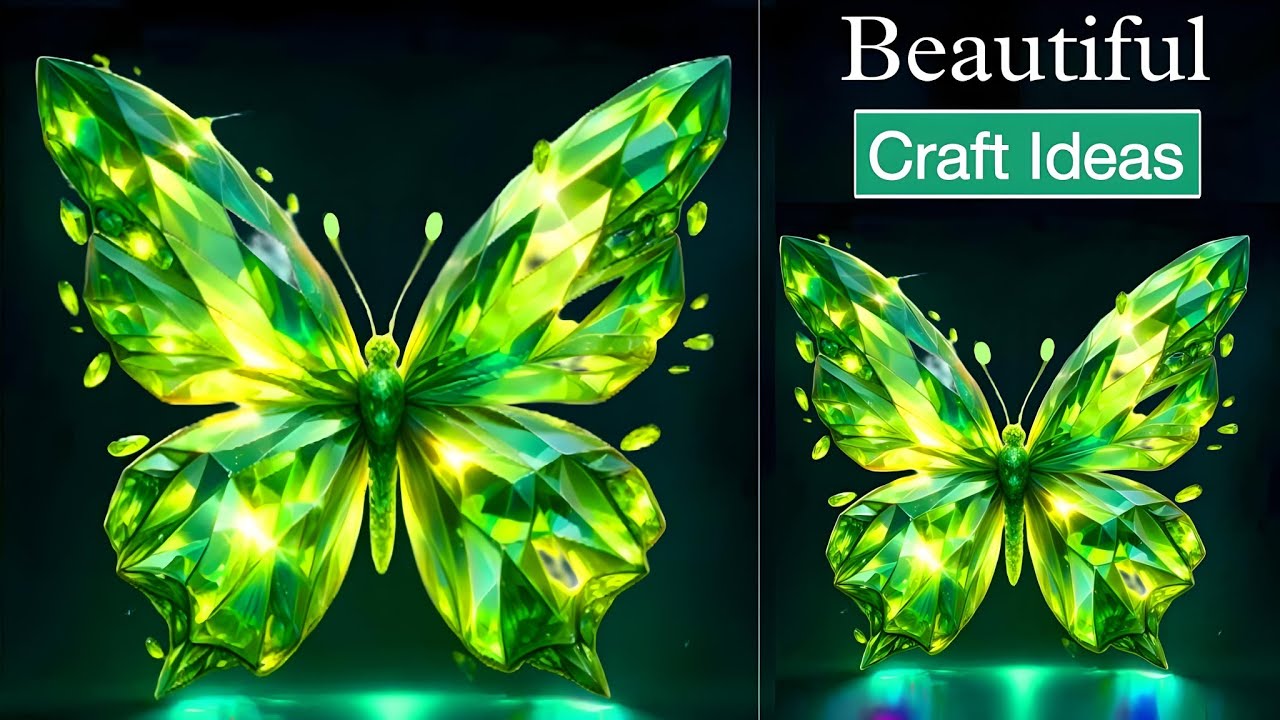 Easy To Make Butterfly From Plastic Bottle | DIY Creative Craft | Best Out Of Waste 😍❤️