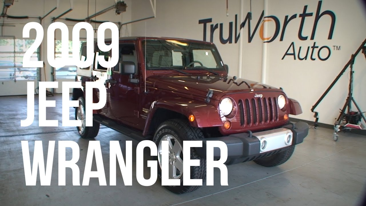 2009 Jeep Wrangler - UConnect Bluetooth - Hard and Soft Top - TruWorth Auto  - YouTube
