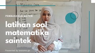 Latihan soal matematika saintek