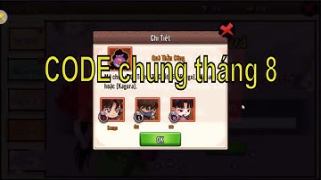 Inuyasha CODE- Code Chung tháng 8. code live 17/8 | KH Gaming
