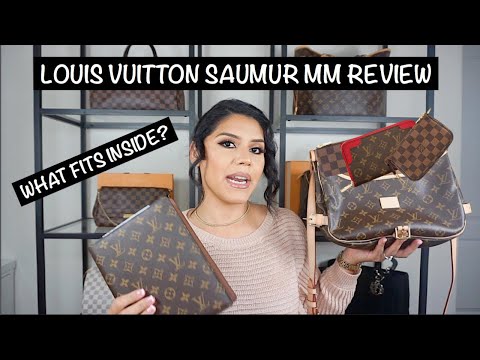 LOUIS VUITTON SAUMUR 30 / CHANTILLY / BAG REVIEW AND COMPARISON / VINTAGE LOUIS  VUITTON BAG LV MONO 