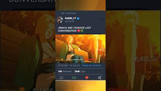 Most Saddest Moments In Anime History Jiraya And Tsunade Last Conversation