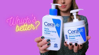 CERAVE MOISTURIZER 💦 LOTION or CREAM?! Which’s Better?