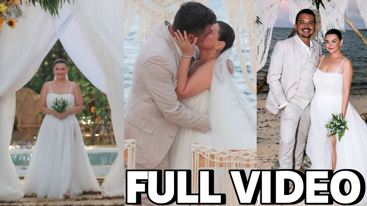 THE WEDDING Of Angelica Panganiban and Gregg Homan♥️Full Video ng Renewal of Vows ni Angelica & Greg
