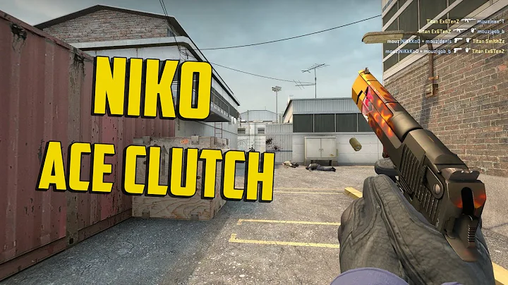 CS:GO - NiKo clutch 1 vs 5 | Ace Deagle | Mousesports vs Titan