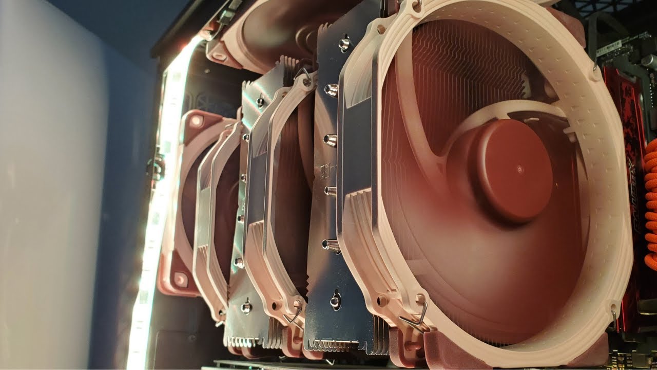 Skriv en rapport Skadelig underjordisk Noctua makes it so easy - Free fan clips for a 3rd fan - NH D15 cooler -  YouTube