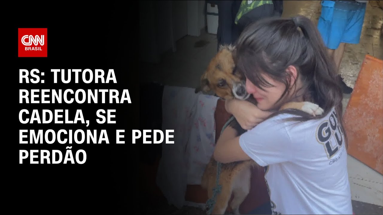 RS: Tutora reencontra cadela, se emociona e pede perdão | AGORA CNN