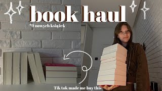 BOOK HAUL | książki, które kupiłam przez booktoka